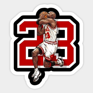 BASKETBALLART -23 GOAT MJ Sticker